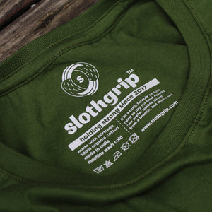 Slothgrip Organic Climbing T-shirt Label